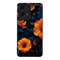 Θήκη Sonique 3D Flower Series για Motorola Moto G04 4G / Moto G04s 4G / Moto G24 4G / Moto G24 4G Power / Moto E14 4G Πορτοκαλί 01