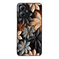 Θήκη Sonique 3D Flower Series για Motorola Moto G14 4G Γκρι