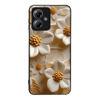 Θήκη Sonique 3D Flower Series για Motorola Moto G14 4G Λευκό