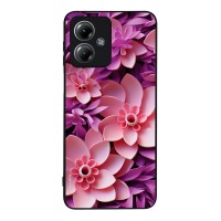 Θήκη Sonique 3D Flower Series για Motorola Moto G14 4G Ροζ