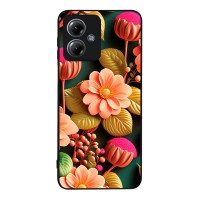 Θήκη Sonique 3D Flower Series για Motorola Moto G14 4G Σομόν