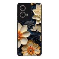 Θήκη Sonique 3D Flower Series για Motorola Moto G85 5G Εκρού