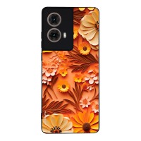 Θήκη Sonique 3D Flower Series για Motorola Moto G85 5G Πορτοκαλί