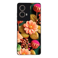 Θήκη Sonique 3D Flower Series για Motorola Moto G85 5G Σομόν