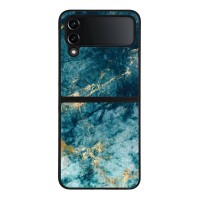 Θήκη Sonique Marble Series για Samsung Galaxy Z Flip 4 Μπλε