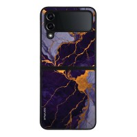 Θήκη Sonique Marble Series για Samsung Galaxy Z Flip 4 Μωβ