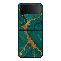Θήκη Sonique Marble Series για Samsung Galaxy Z Flip 4 Πράσινο
