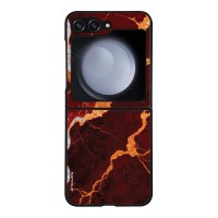 Θήκη Sonique Marble Series για Samsung Galaxy Z Flip 5 Κόκκινο