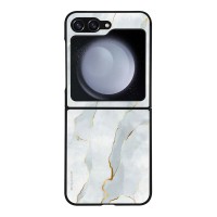Θήκη Sonique Marble Series για Samsung Galaxy Z Flip 5 Λευκό 01
