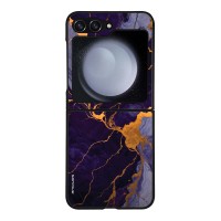 Θήκη Sonique Marble Series για Samsung Galaxy Z Flip 5 Μωβ