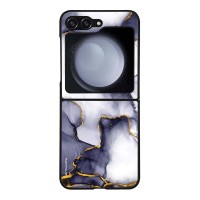 Θήκη Sonique Marble Series για Samsung Galaxy Z Flip 5 Μωβ Γκρι