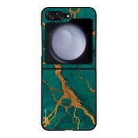 Θήκη Sonique Marble Series για Samsung Galaxy Z Flip 5 Πράσινο