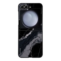 Θήκη Sonique Marble Series για Samsung Galaxy Z Flip 6 / Galaxy Z Flip 7 FE 5G Μαύρο 02