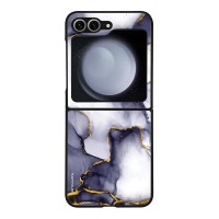 Θήκη Sonique Marble Series για Samsung Galaxy Z Flip 6 / Galaxy Z Flip 7 FE 5G Μωβ Γκρι