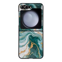 Θήκη Sonique Marble Series για Samsung Galaxy Z Flip 6 / Galaxy Z Flip 7 FE 5G Πράσινο 01