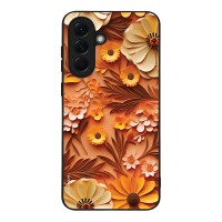 Θήκη Sonique 3D Flower Series για Samsung Galaxy A56 5G Πορτοκαλί