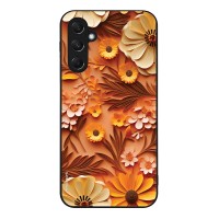 Θήκη Sonique 3D Flower Series για Samsung Galaxy M34 5G Πορτοκαλί