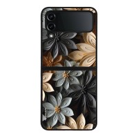 Θήκη Sonique 3D Flower Series για Samsung Galaxy Z Flip 4 Γκρι
