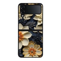 Θήκη Sonique 3D Flower Series για Samsung Galaxy Z Flip 4 Εκρού