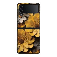 Θήκη Sonique 3D Flower Series για Samsung Galaxy Z Flip 4 Κίτρινο