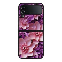 Θήκη Sonique 3D Flower Series για Samsung Galaxy Z Flip 4 Ροζ