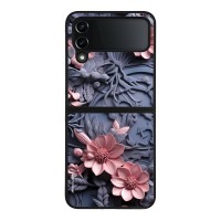 Θήκη Sonique 3D Flower Series για Samsung Galaxy Z Flip 4 Ροζ 02