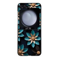Θήκη Sonique 3D Flower Series για Samsung Galaxy Z Flip 5 Γαλάζιο