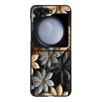 Θήκη Sonique 3D Flower Series για Samsung Galaxy Z Flip 5 Γκρι