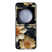 Θήκη Sonique 3D Flower Series για Samsung Galaxy Z Flip 5 Εκρού