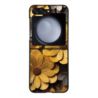 Θήκη Sonique 3D Flower Series για Samsung Galaxy Z Flip 5 Κίτρινο