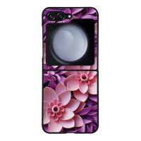 Θήκη Sonique 3D Flower Series για Samsung Galaxy Z Flip 5 Ροζ