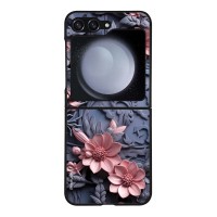 Θήκη Sonique 3D Flower Series για Samsung Galaxy Z Flip 5 Ροζ 02