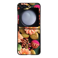 Θήκη Sonique 3D Flower Series για Samsung Galaxy Z Flip 5 Σομόν