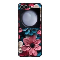 Θήκη Sonique 3D Flower Series για Samsung Galaxy Z Flip 6 / Galaxy Z Flip 7 FE 5G Ροζ 01