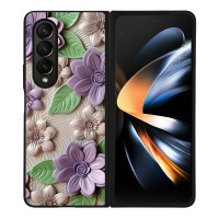 Θήκη Sonique 3D Flower Series για Samsung Galaxy Z Fold 4 Βιολετί