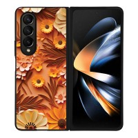 Θήκη Sonique 3D Flower Series για Samsung Galaxy Z Fold 4 Πορτοκαλί