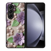 Θήκη Sonique 3D Flower Series για Samsung Galaxy Z Fold 5 Βιολετί