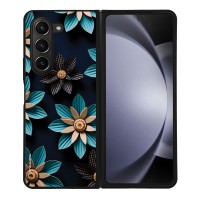 Θήκη Sonique 3D Flower Series για Samsung Galaxy Z Fold 5 Γαλάζιο