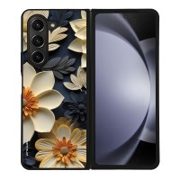 Θήκη Sonique 3D Flower Series για Samsung Galaxy Z Fold 5 Εκρού