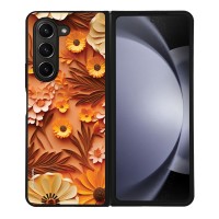 Θήκη Sonique 3D Flower Series για Samsung Galaxy Z Fold 5 Πορτοκαλί