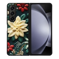 Θήκη Sonique 3D Flower Series για Samsung Galaxy Z Fold 5 Πράσινο