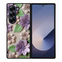 Θήκη Sonique 3D Flower Series για Samsung Galaxy Z Fold 6 Βιολετί
