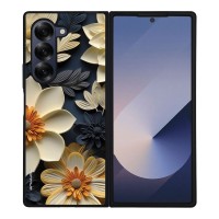 Θήκη Sonique 3D Flower Series για Samsung Galaxy Z Fold 6 Εκρού