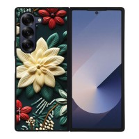 Θήκη Sonique 3D Flower Series για Samsung Galaxy Z Fold 6 Πράσινο