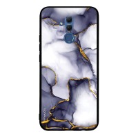 Θήκη Sonique Marble Series για Huawei Mate 20 Lite Μωβ Γκρι