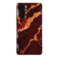 Θήκη Sonique Marble Series για Huawei P30 Pro Κόκκινο
