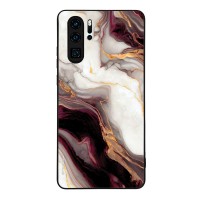 Θήκη Sonique Marble Series για Huawei P30 Pro Μπορντώ