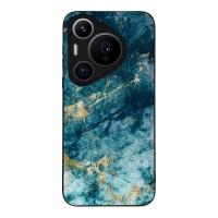 Θήκη Sonique Marble Series για Huawei Pura 70 Pro Μπλε