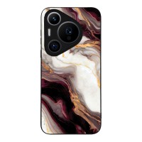 Θήκη Sonique Marble Series για Huawei Pura 70 Pro Μπορντώ
