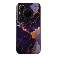 Θήκη Sonique Marble Series για Huawei Pura 70 Pro Μωβ